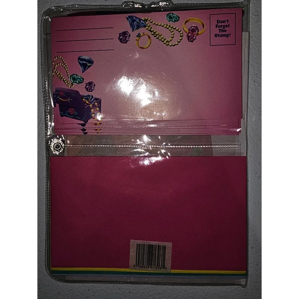 Vintage 1990s Pentech Color Club Girls Stationery Pack Sealed Cute NOS Cat